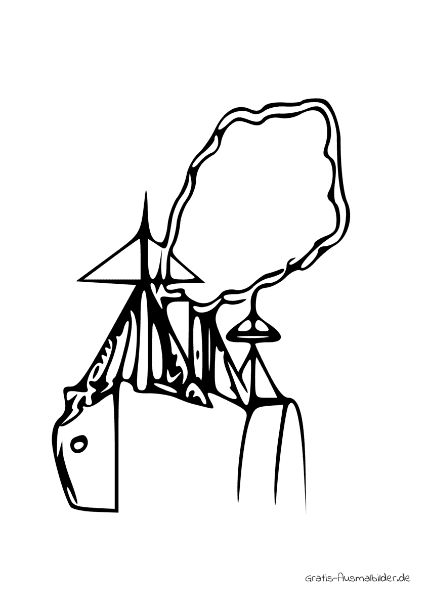 Ausmalbild Schiff Dampf