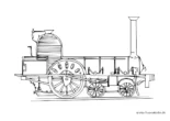 Ausmalbild Sieam Lokomotive