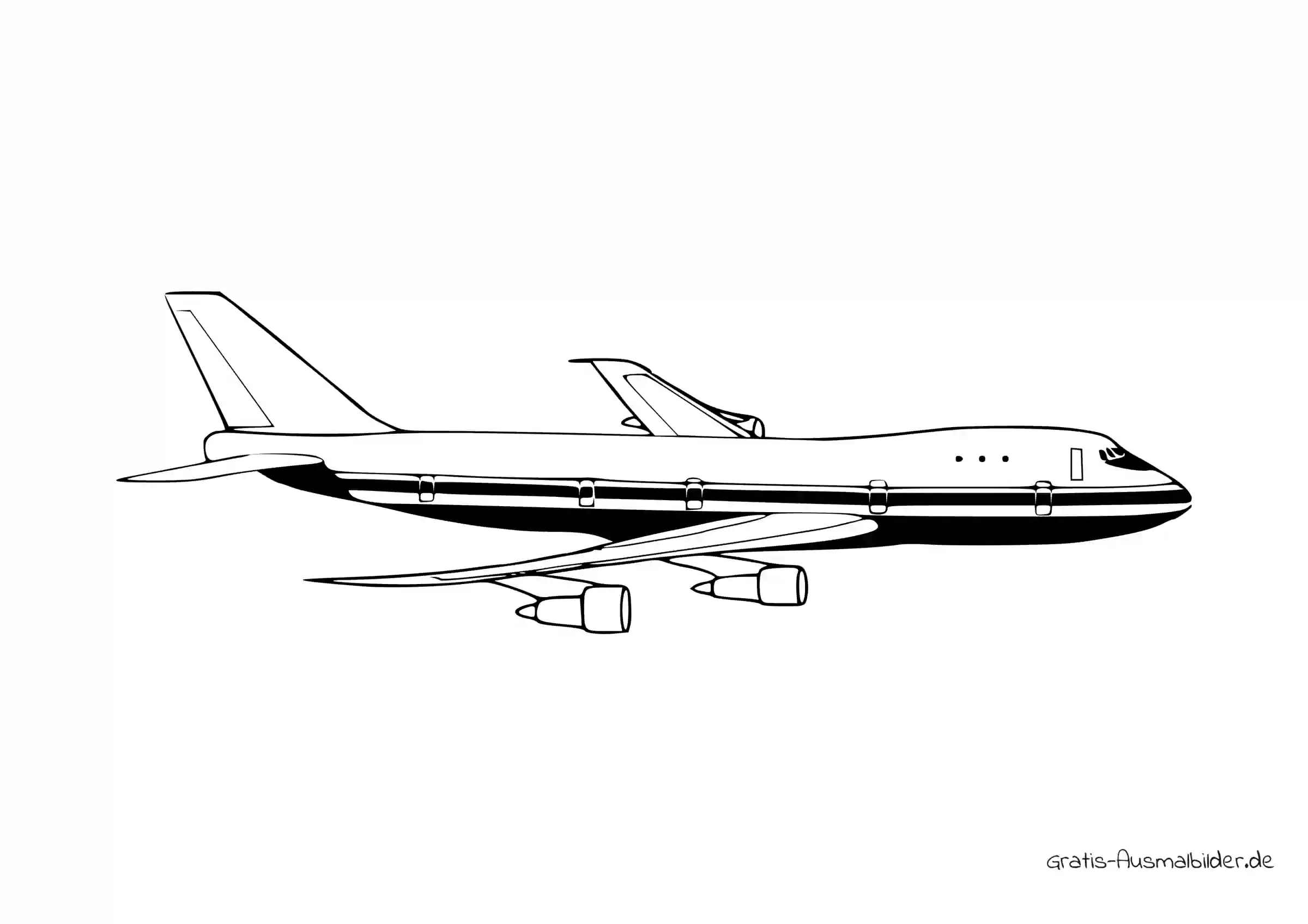 Ausmalbild 747