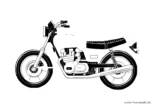 Ausmalbild Moped