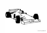 Ausmalbild Auto Formel