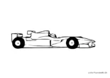 Ausmalbild Formel Auto