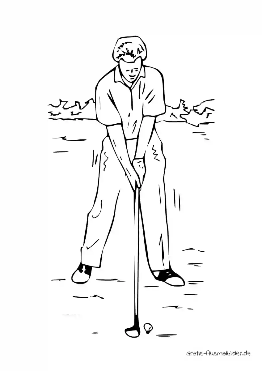 Golfer-Aufkleber 'Birdie' – Stylischer Vinyl-Decals Für Auto, Helm & Mehr – In 21 Farben & 6 Größen