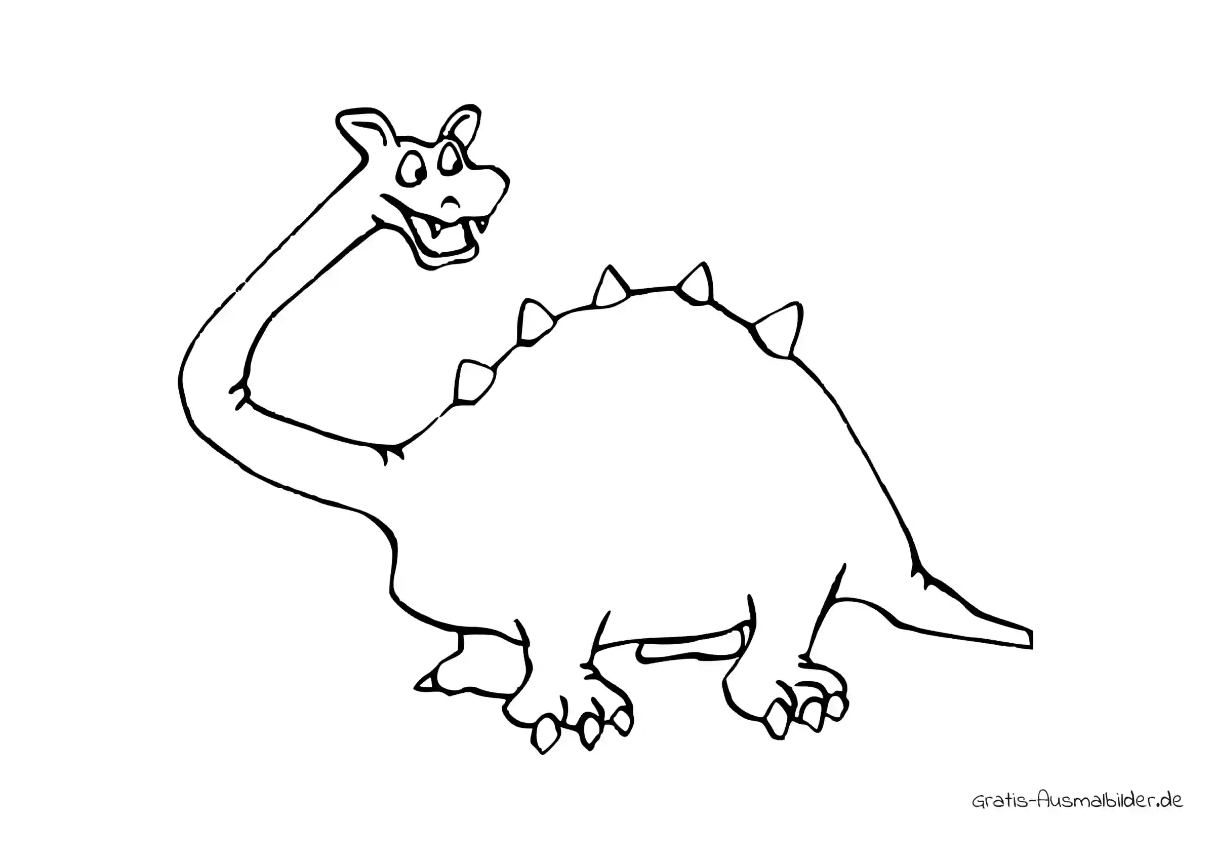 Ausmalbild Ausserirdische Dinosaurier