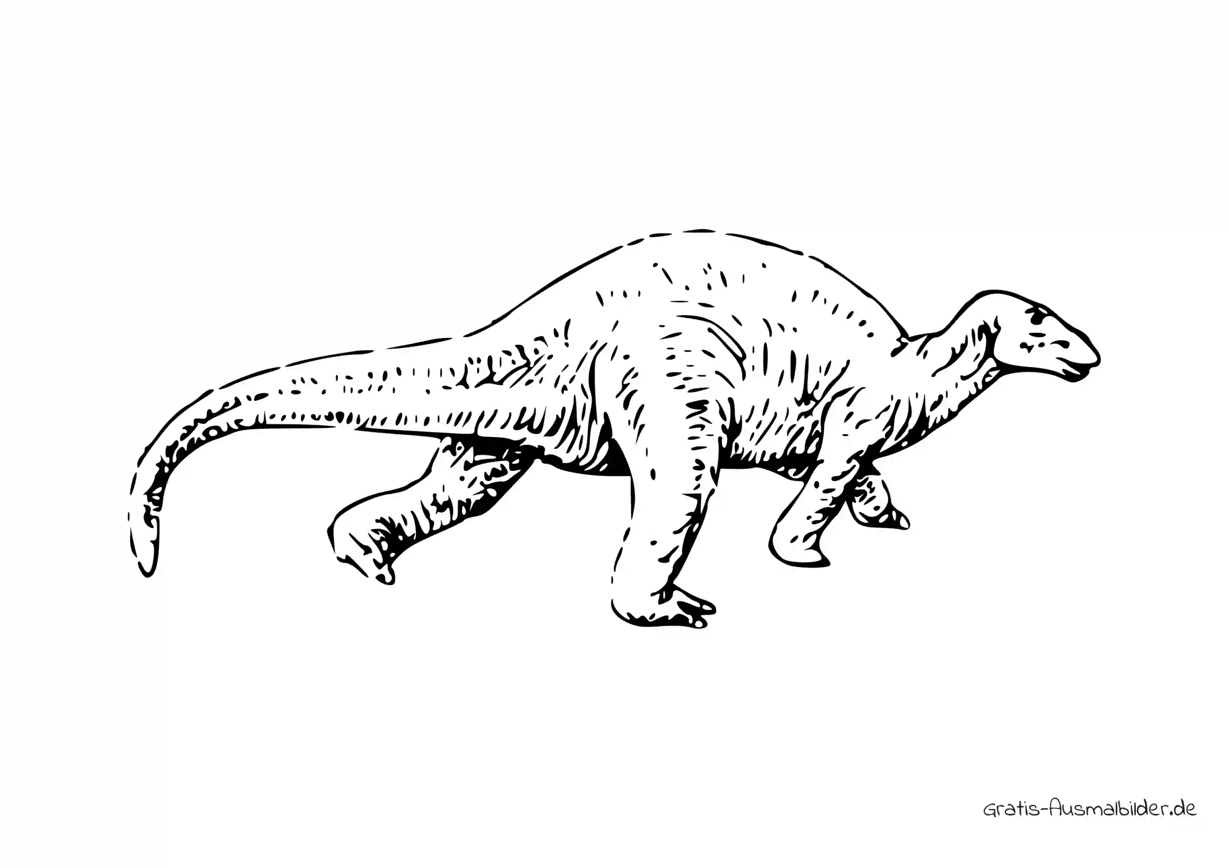 Ausmalbild Dino